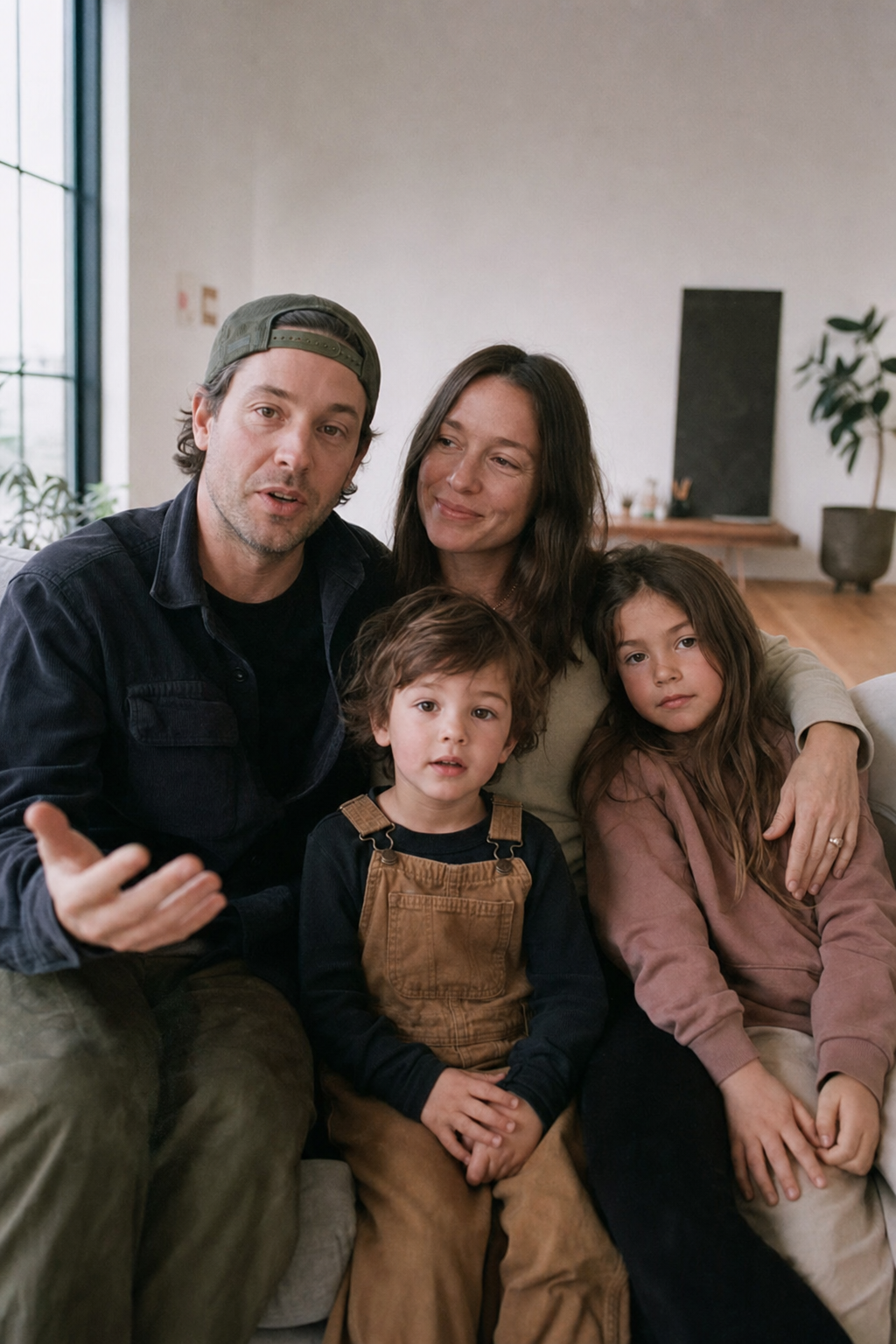 A family moment on film